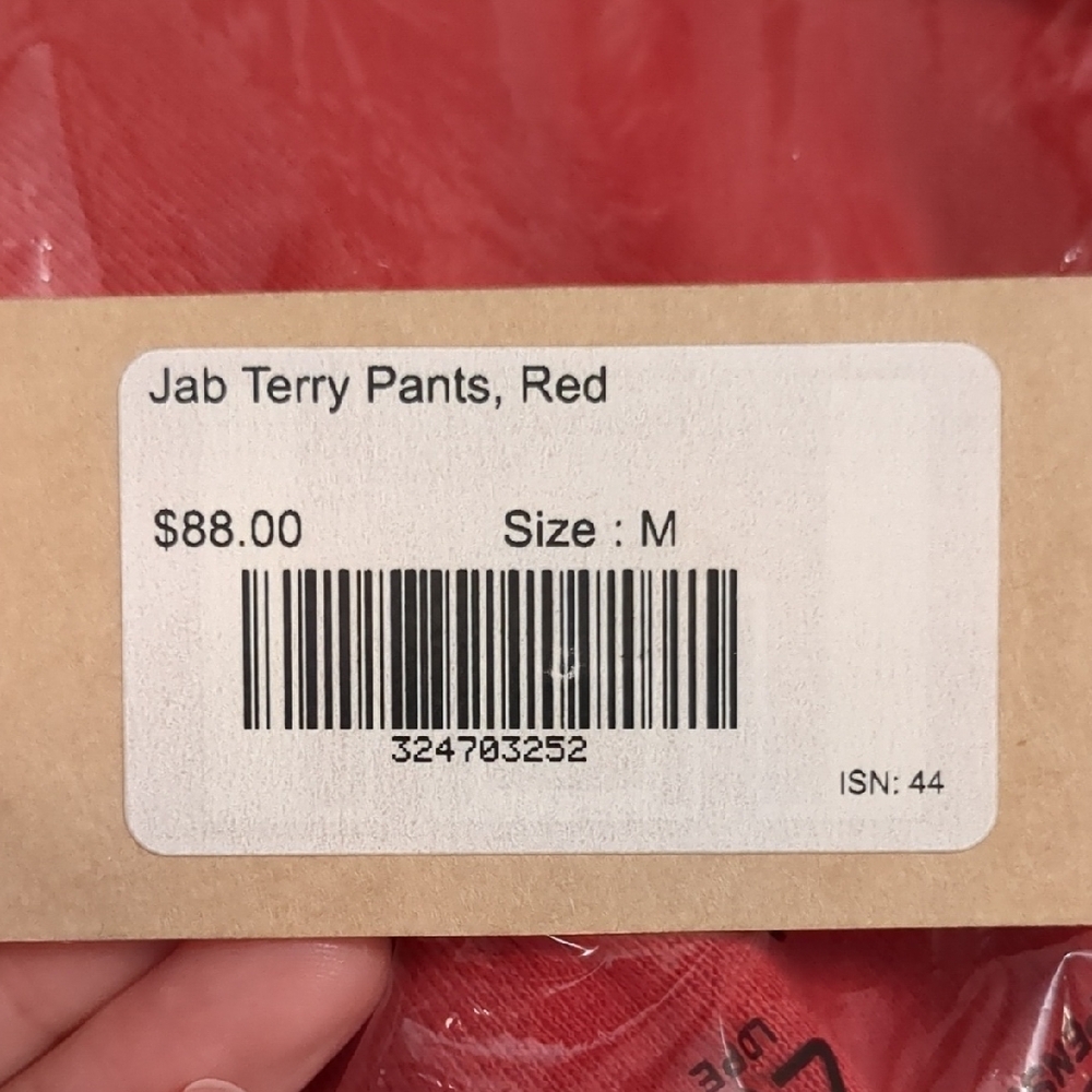 Red Half-Zip Sweatshirt and Pants Set - Picture 9 of 10